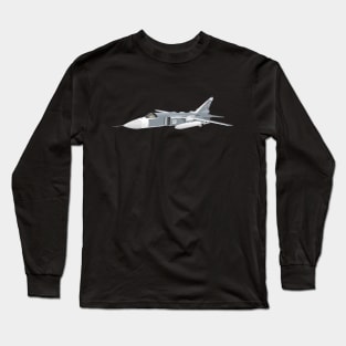 Su-24 Russian Attack Aircraft Long Sleeve T-Shirt